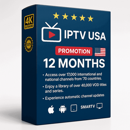 12-Month IPTV Subscription – Kentucky | USA IPTV Service with Live Local Channels
